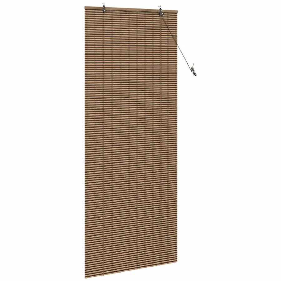 Store enrouleur Marron 90 x 220 cm Bambou - 4