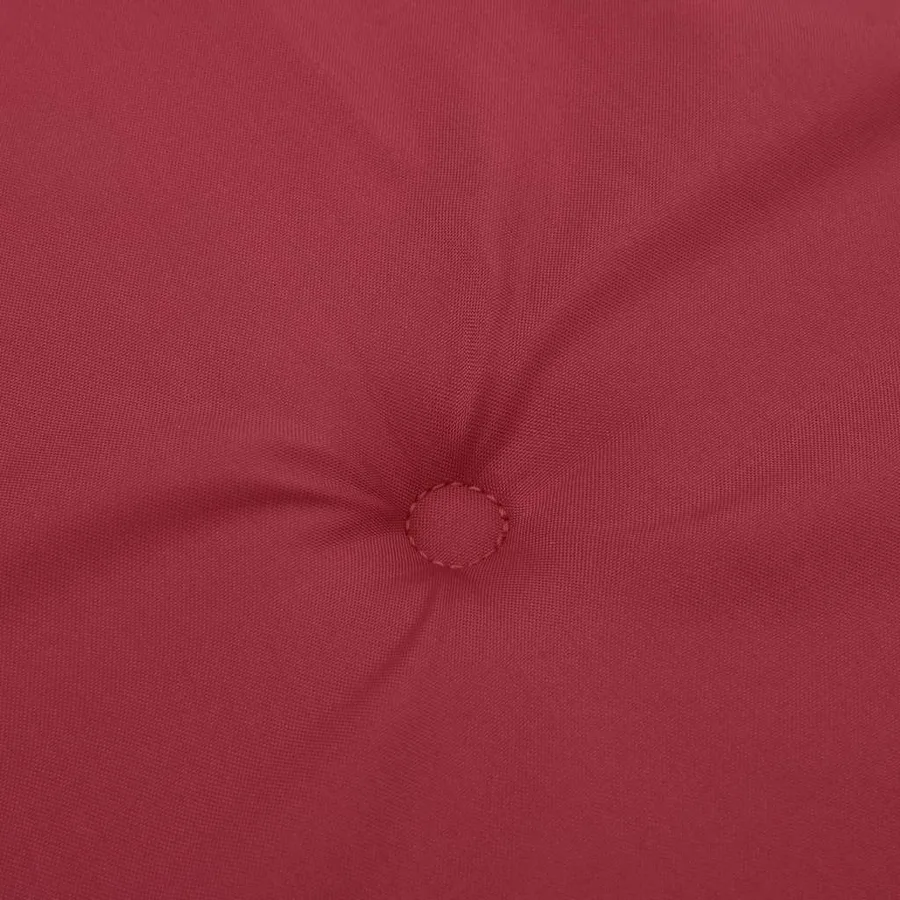 Coussin de chaise de terrasse rouge bordeaux (75+105)x50x4 cm - 6