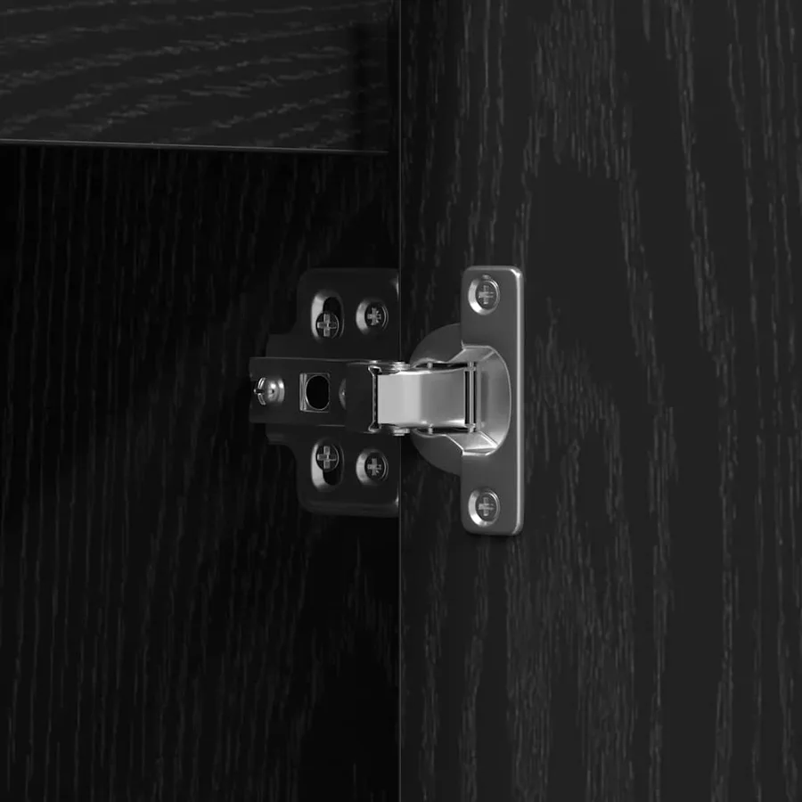 Buffet Chêne noir 71 x 34.5 x 75 cm Bois d'ingénierie - 13