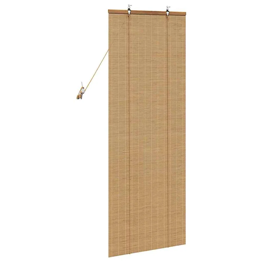 Store enrouleur Marron 60 x 160 cm Bambou - 5