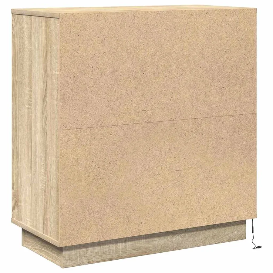 Cabinet de chevet avec tiroir Chêne Sonoma 71 x 34,5 x 75 cm - 8