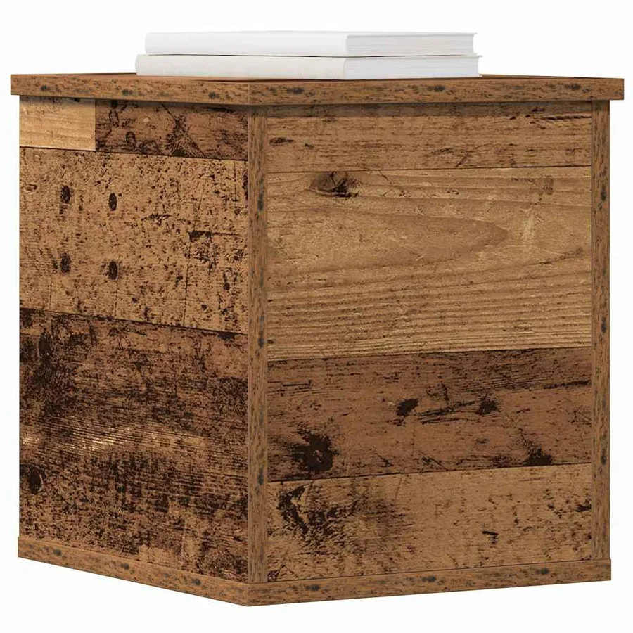 Boîte de Rangement avec stockage Bois Ancien 30 x 35 x 35 cm - 3
