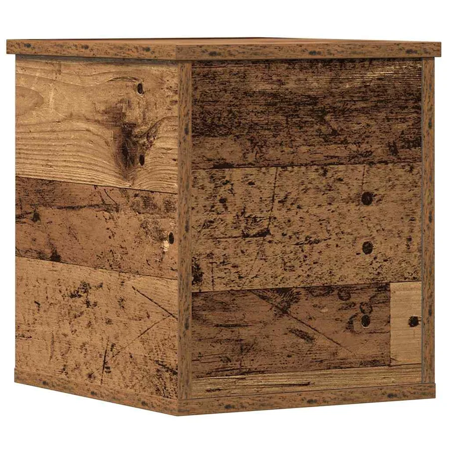 Boîte de Rangement avec stockage Bois Ancien 30 x 35 x 35 cm - 6