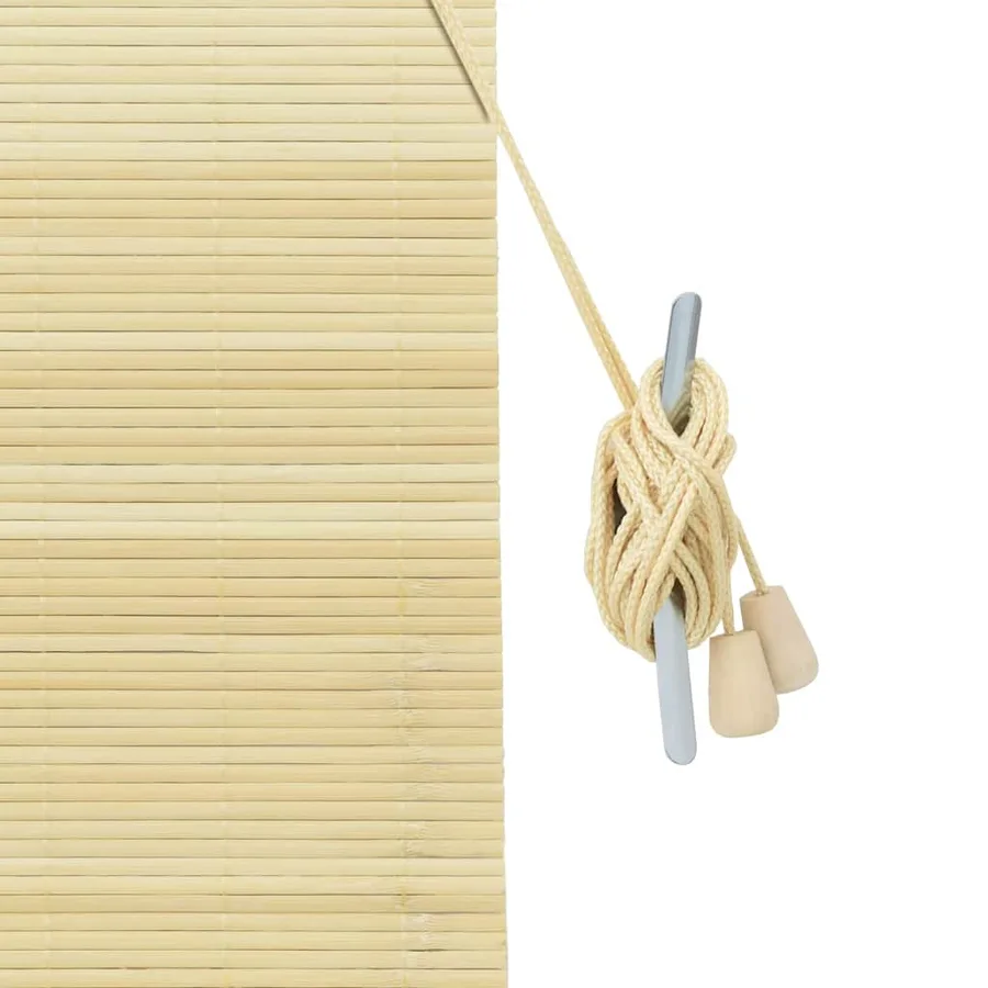Store enrouleur Nature 60 x 160 cm Bambou - 6