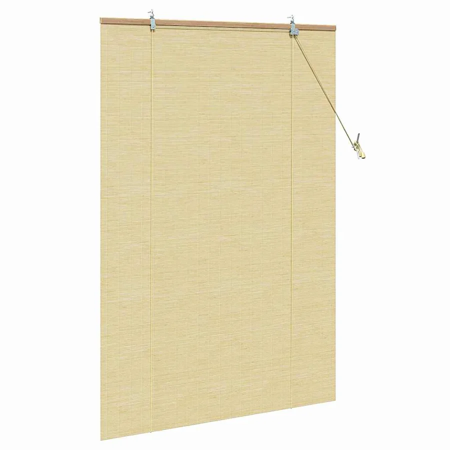 Store enrouleur Nature 100 x 160 cm Bambou - 4