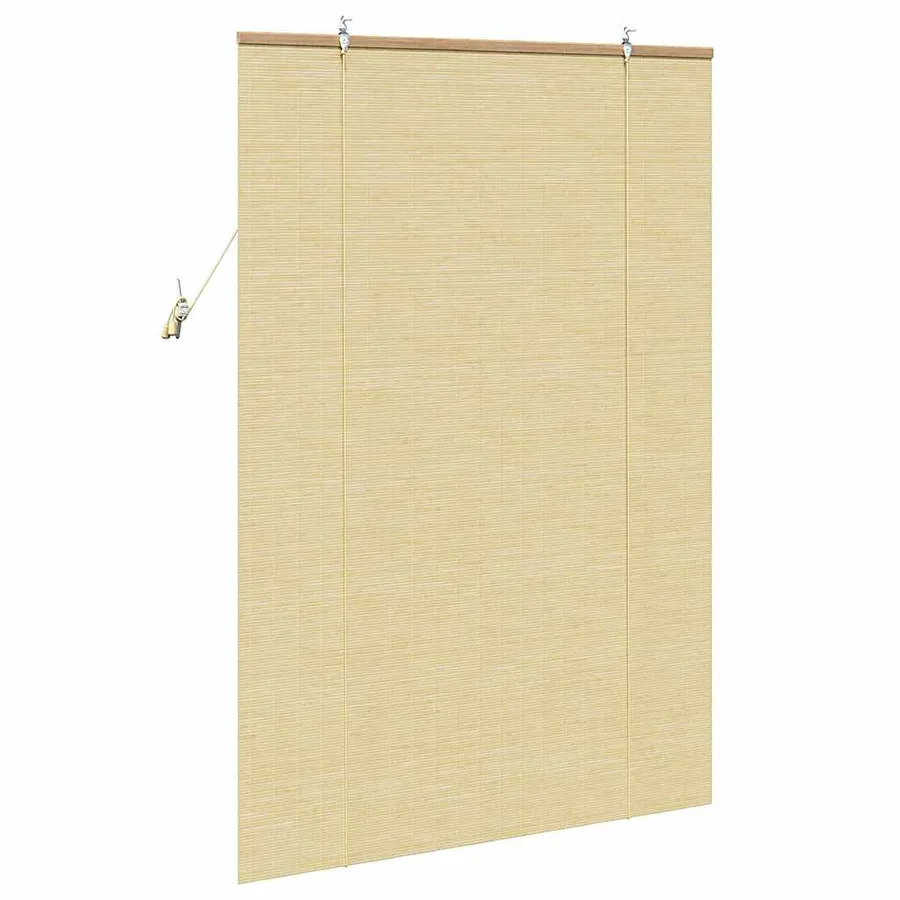 Store enrouleur Nature 100 x 160 cm Bambou - 5