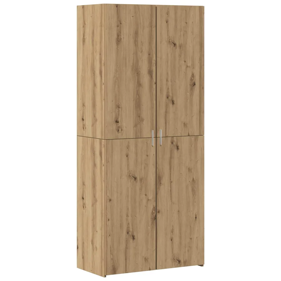 Haut Armoire 2 pcs Chêne artisanal 80 x 42 x 185 cm