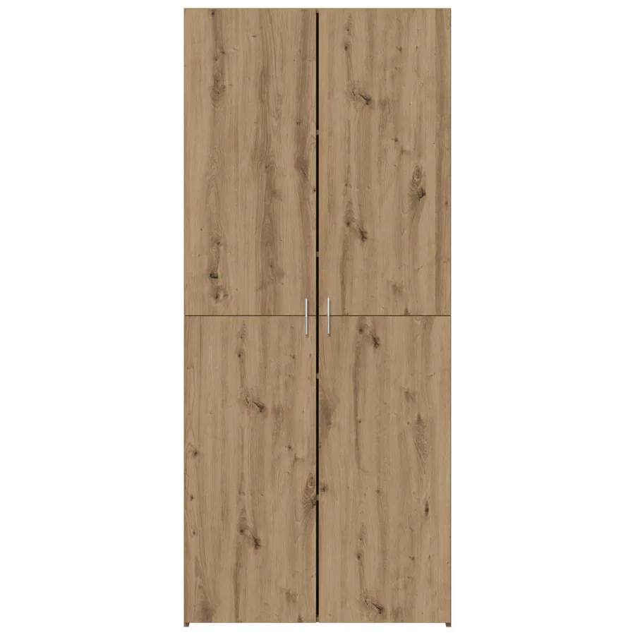 Haut Armoire 2 pcs Chêne artisanal 80 x 42 x 185 cm - 6