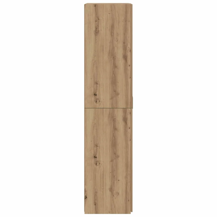 Haut Armoire 2 pcs Chêne artisanal 80 x 42 x 185 cm - 8