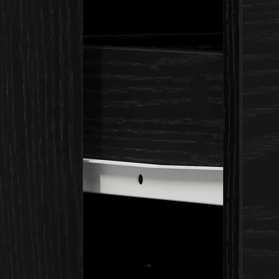 Cabinet de salle de bain avec tiroir Chêne noir 65 x 33 x 60 cm - 13