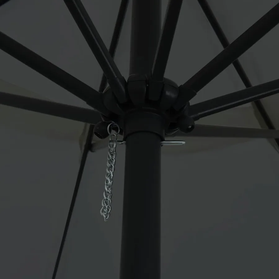 Parasol de jardin Anthracite 394 x 394 x 248 cm - 4