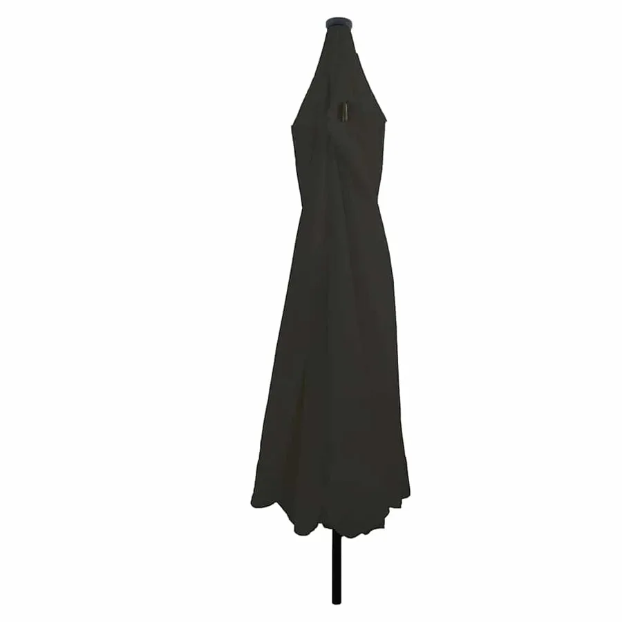 Parasol de jardin Noir 395 x 395 x 245 cm Polyester - 2