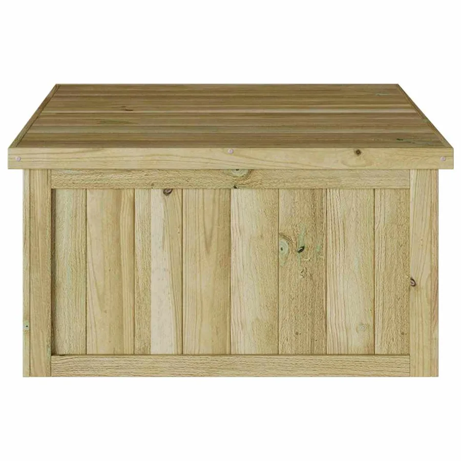 Garage pour tondeuse à gazon Marron 73.5 x 81.5 x 38.5 cm - 6