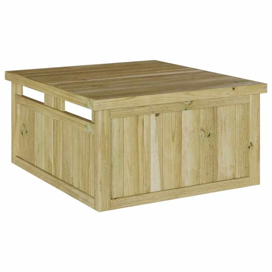 Garage pour tondeuse à gazon Marron 73.5 x 81.5 x 38.5 cm - 7