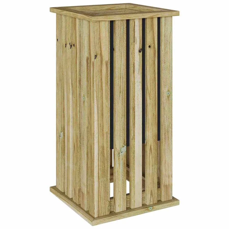 Caisses de plantation Marron 33 x 33 x 65 cm Pinède imprégnée - 2