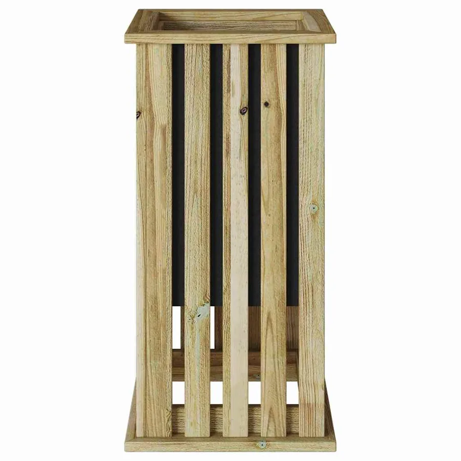 Caisses de plantation Marron 33 x 33 x 65 cm Pinède imprégnée - 5