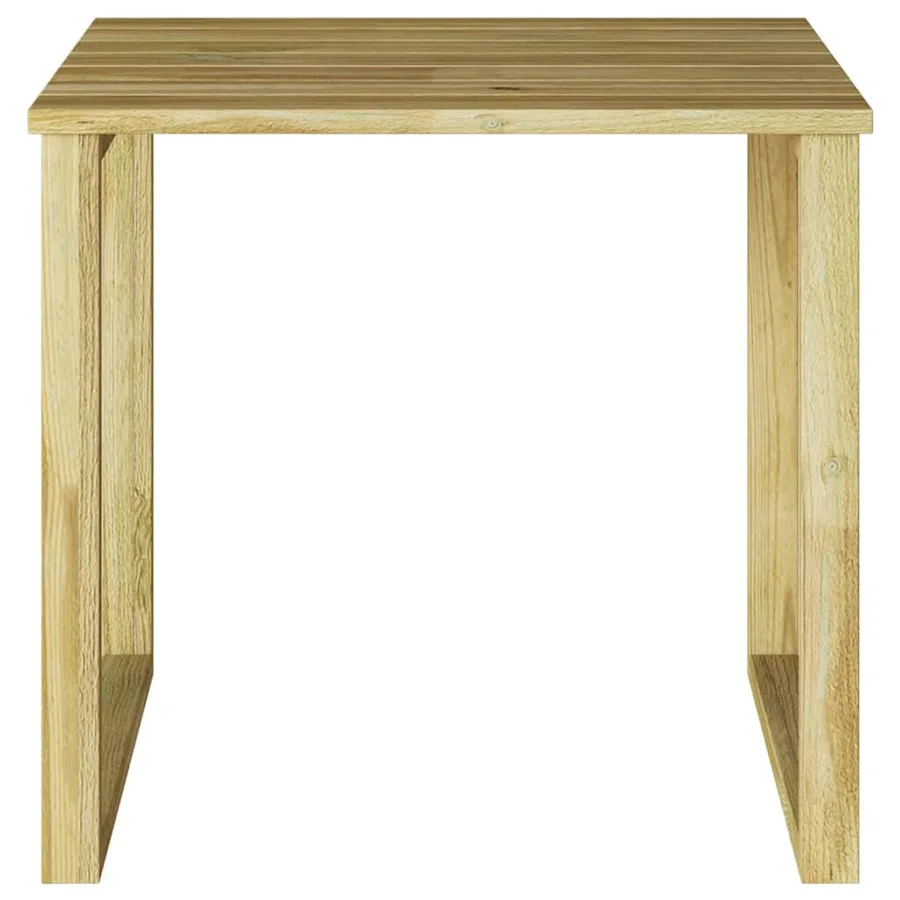table Naturel 50,5 x 50 x 46 cm Pinède imprégnée - 5