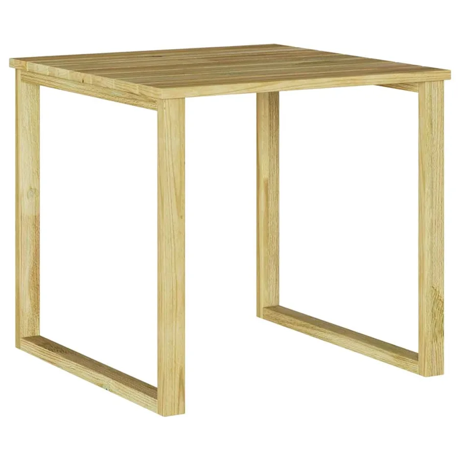 table Naturel 50,5 x 50 x 46 cm Pinède imprégnée - 7