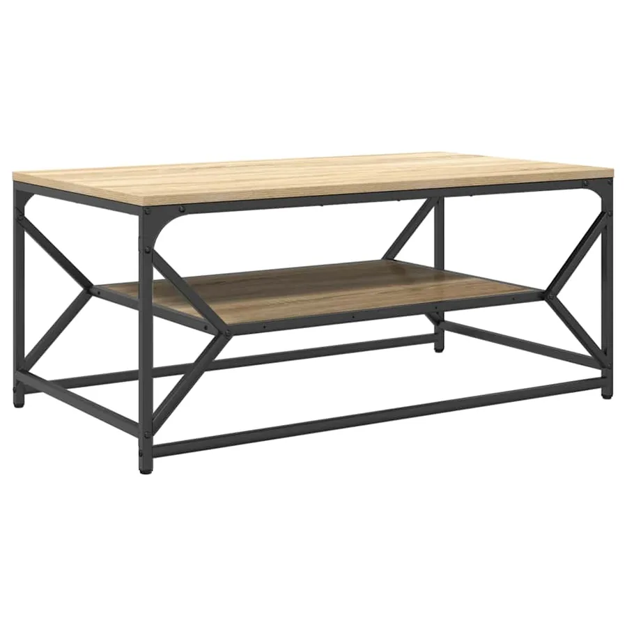Table basse Chêne Sonoma 90 x 50 x 40 cm - 7
