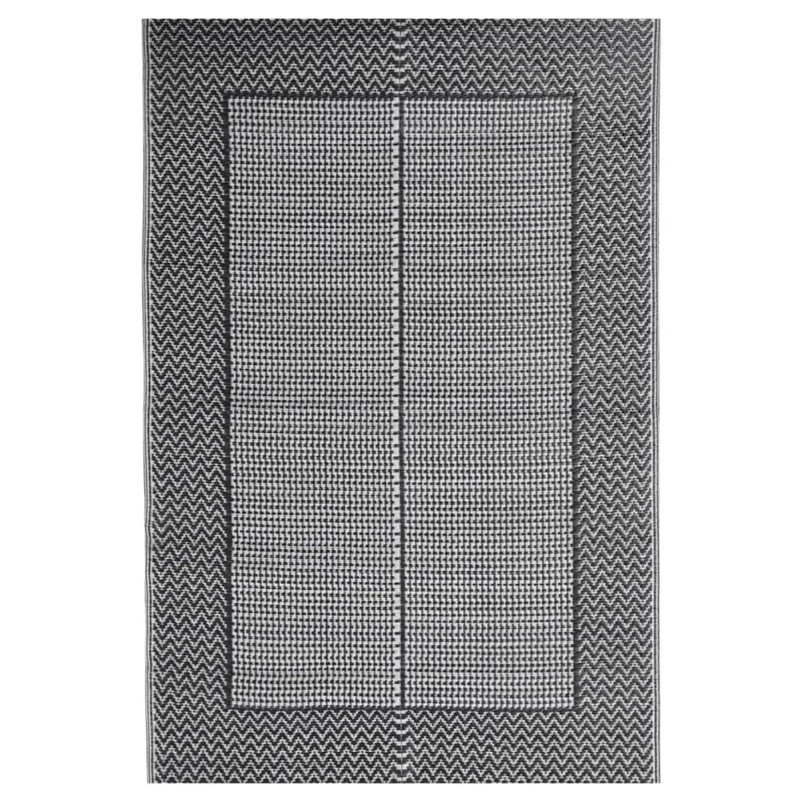 Tapis d'extérieur ARAKIL Noir 140x200 cm PP - 2