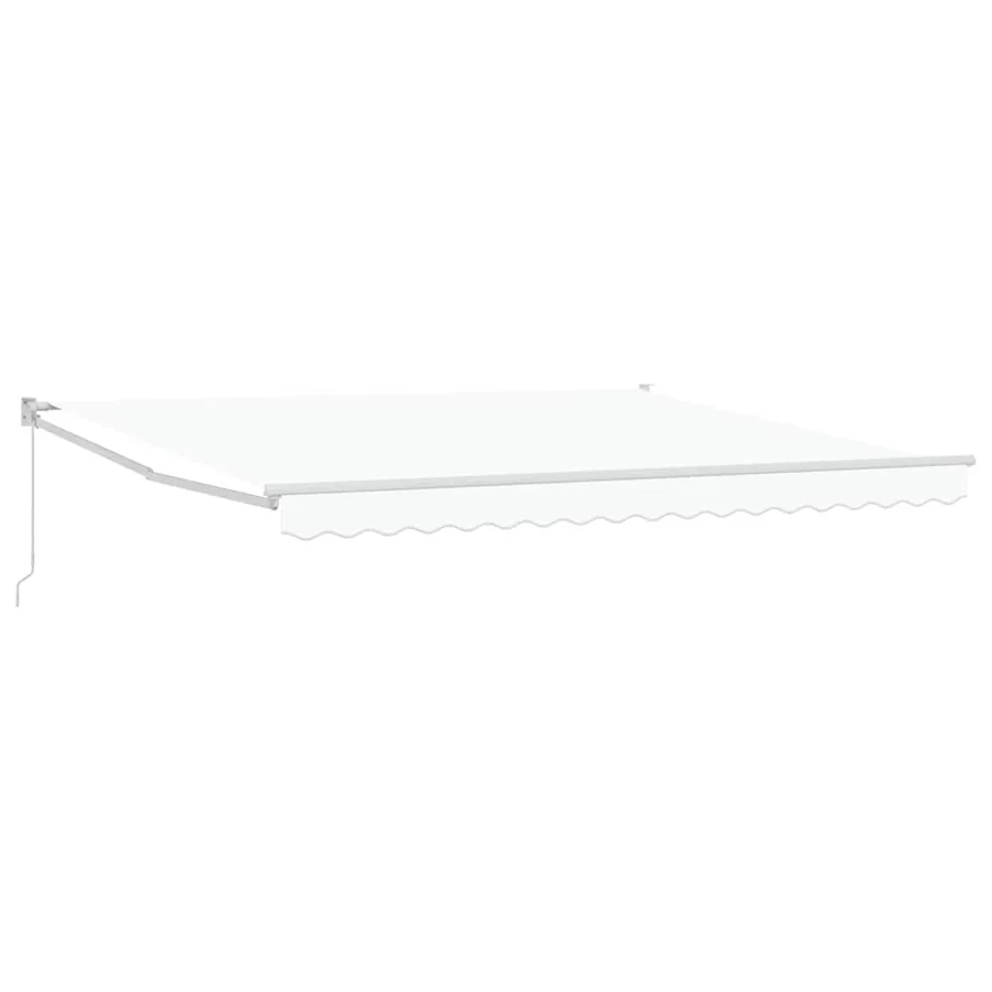 Auvent rétractable Blanc 400 × 300 cm - 2