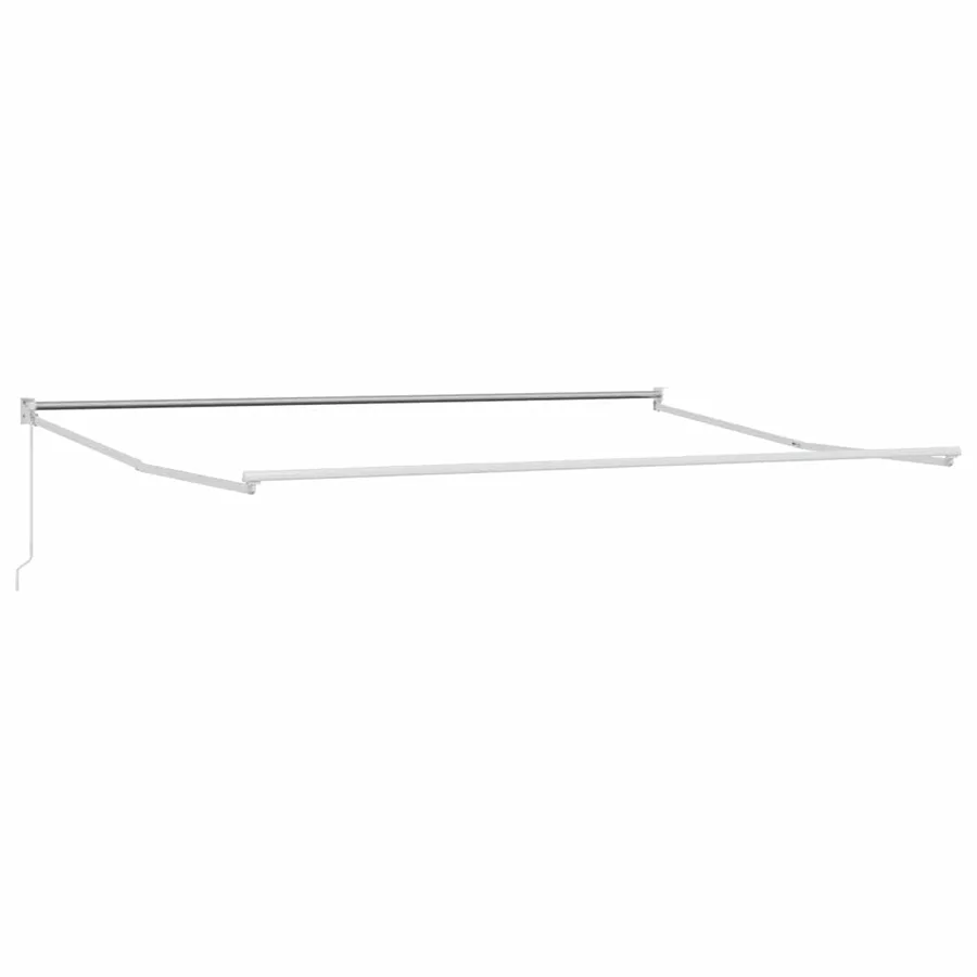 Auvent rétractable Blanc 400 × 300 cm - 5