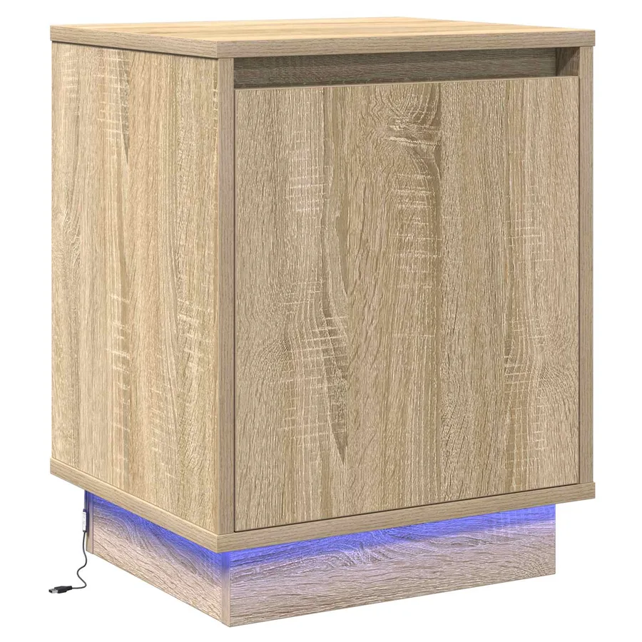 Cabinet de chevet Chêne Sonoma 39 x 34,5 x 50 cm - 2