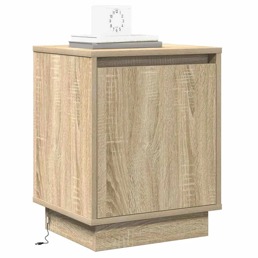 Cabinet de chevet Chêne Sonoma 39 x 34,5 x 50 cm - 3