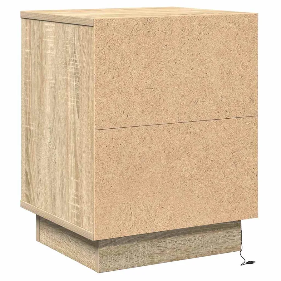 Cabinet de chevet Chêne Sonoma 39 x 34,5 x 50 cm - 9