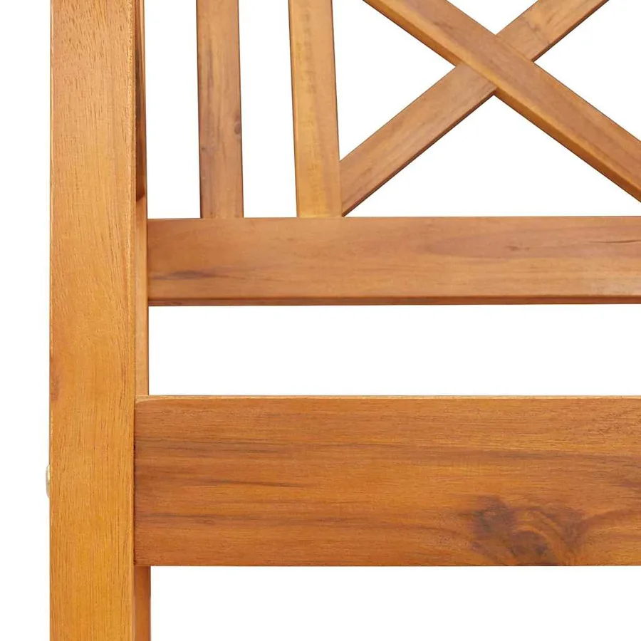Banc extérieur Naturel 180 x 56 x 90 cm Bois d'Acacia Massif - 7