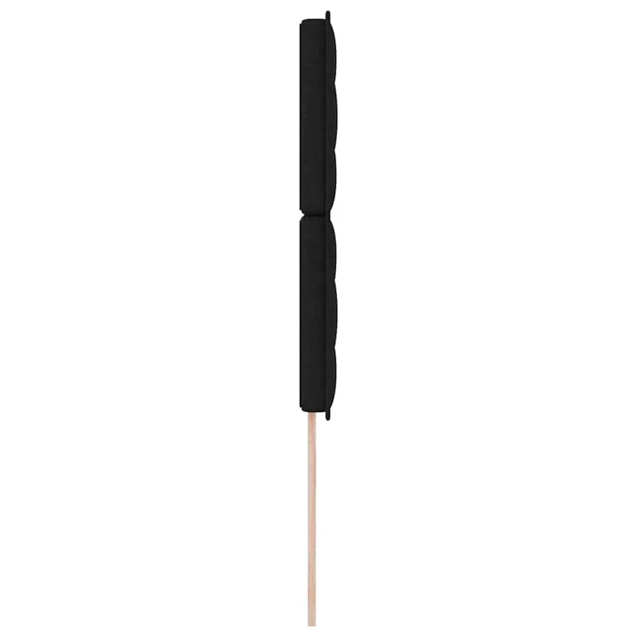 Tête de lit LED avec bandes LED Noir 100 cm tissu - 6