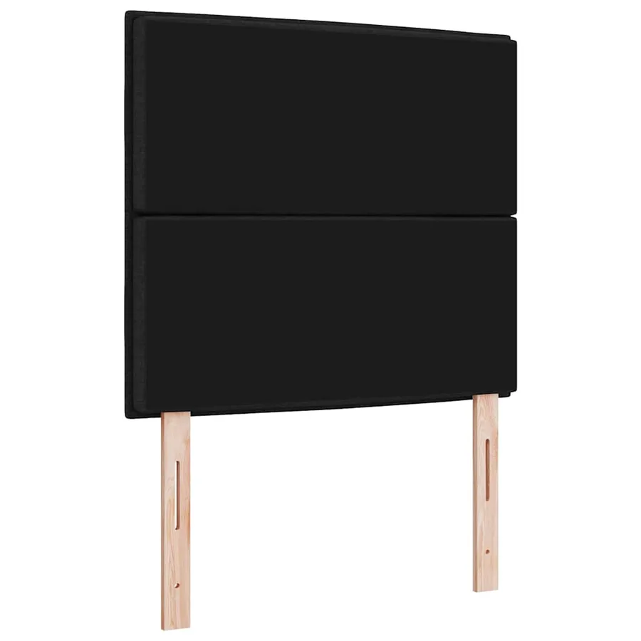 Tête de lit LED avec bandes LED Noir 100 cm tissu - 7