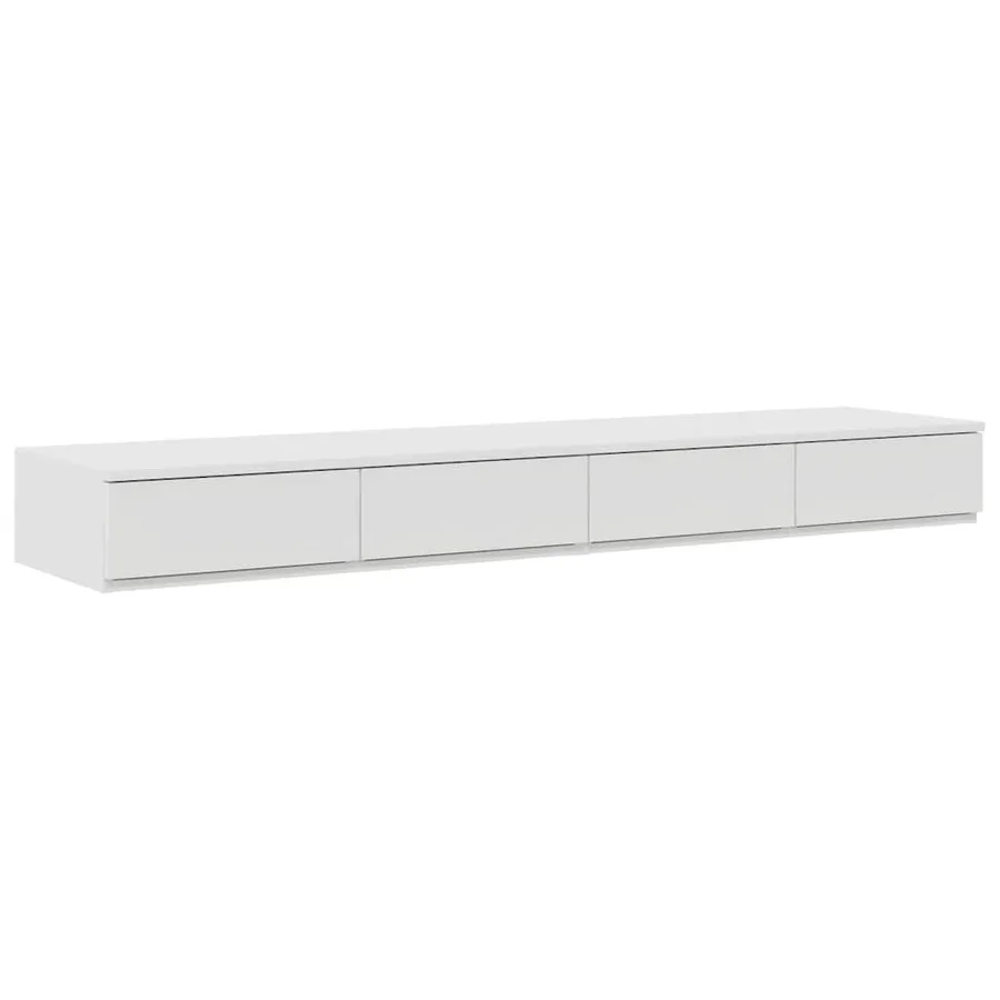 Tiroirs de lit Blanc 160 x 36,5 x 16,5 cm Bois d'ingénierie - 2