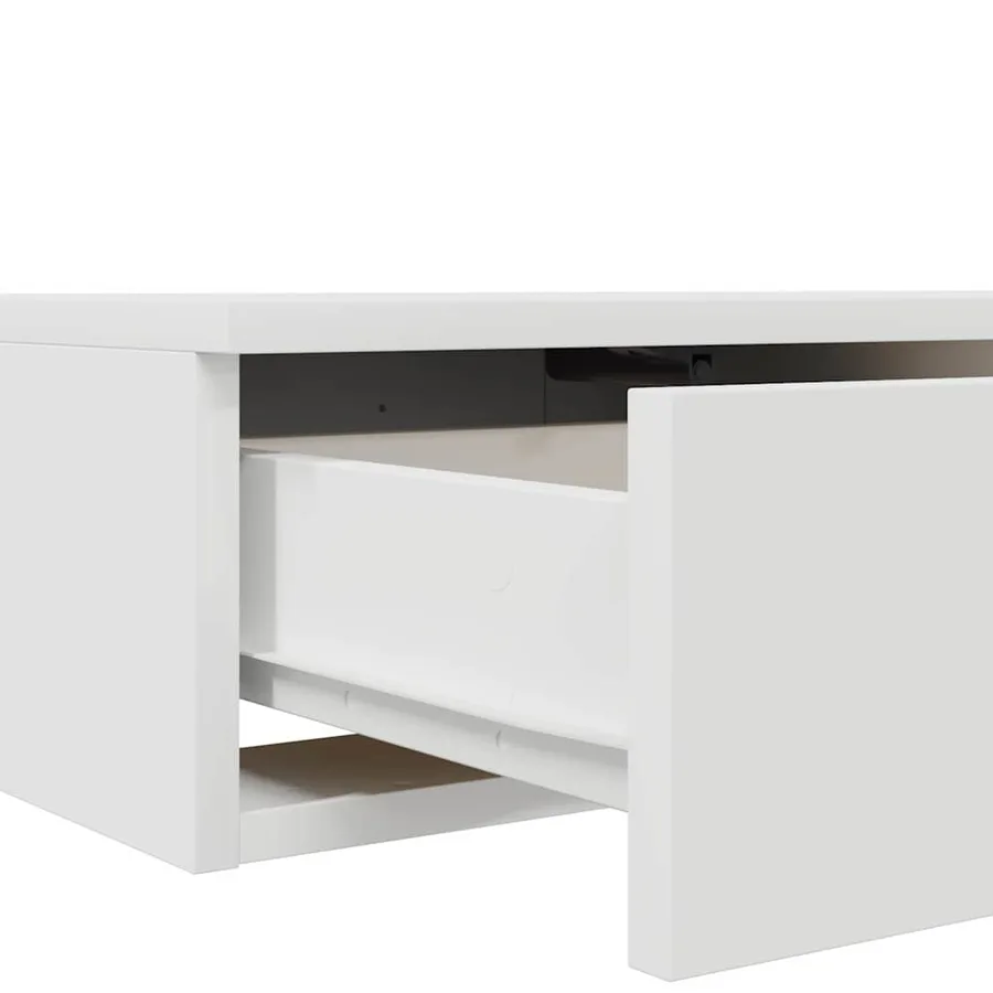 Tiroirs de lit Blanc 160 x 36,5 x 16,5 cm Bois d'ingénierie - 9