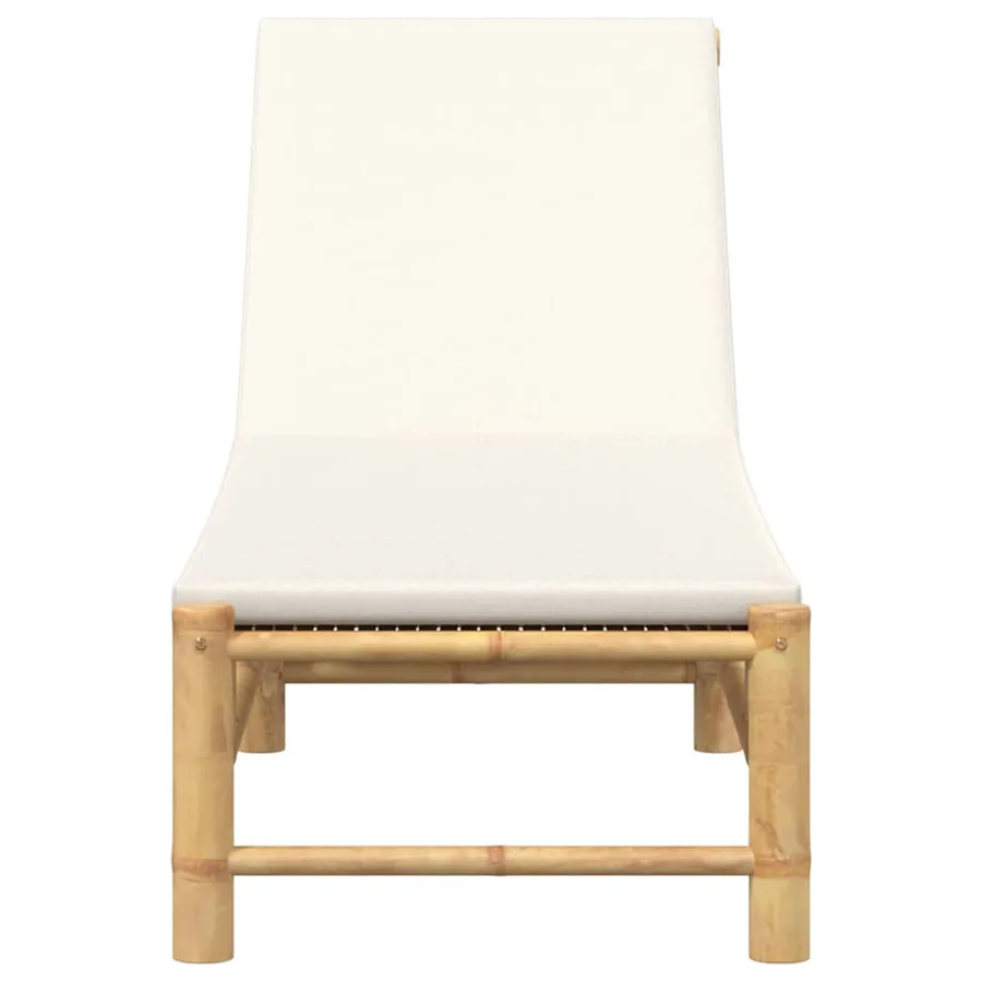 Transat avec coussins 55 x 199 x 30 cm en bambou - 4