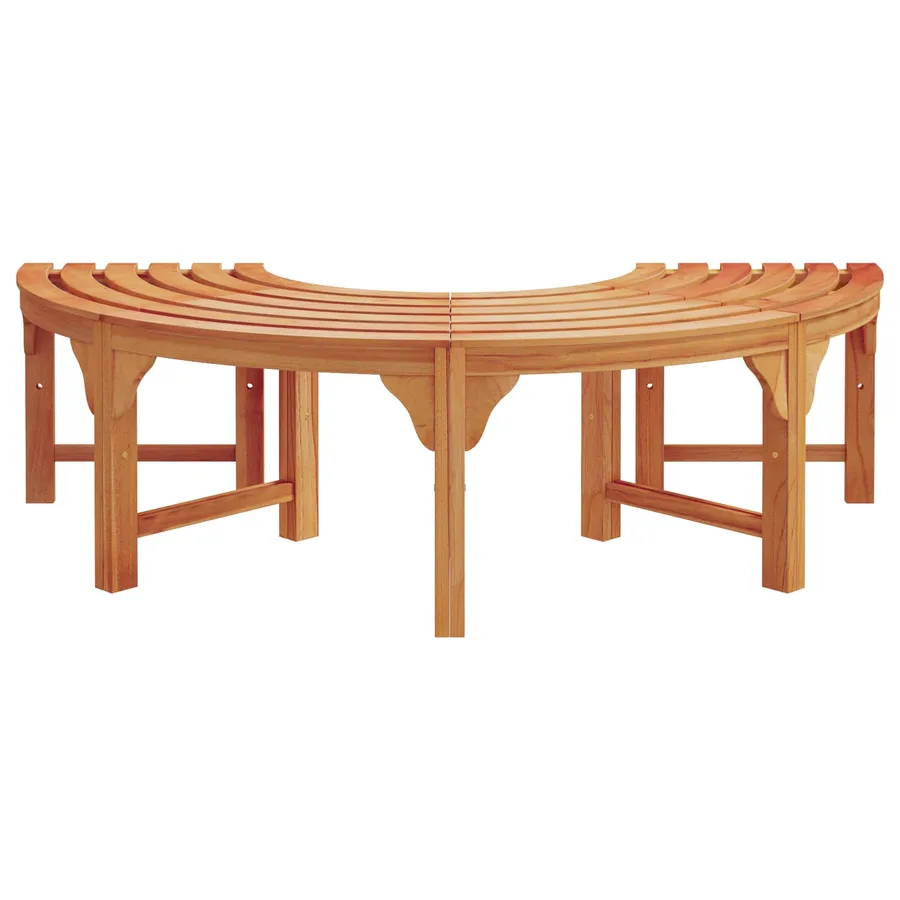Banc d'Arbre 2 pcs Naturel 160 x 80 x 45 cm - 5