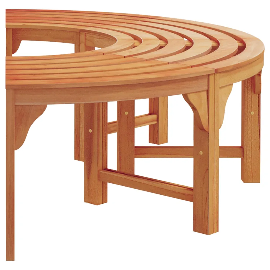 Banc d'Arbre 2 pcs Naturel 160 x 80 x 45 cm - 6