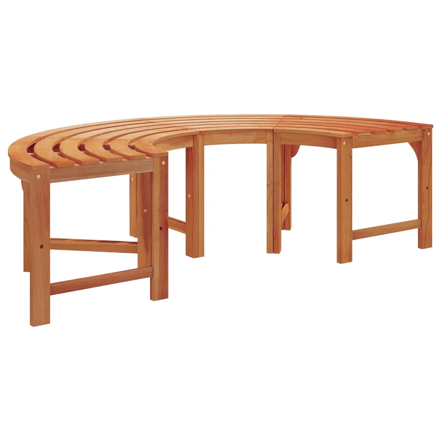 Banc d'Arbre 2 pcs Naturel 160 x 80 x 45 cm - 7