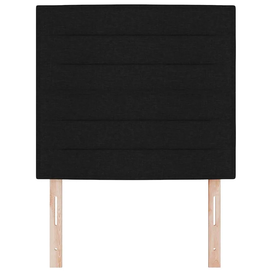 Tête de lit LED avec bandes LED Noir 90 cm tissu - 5