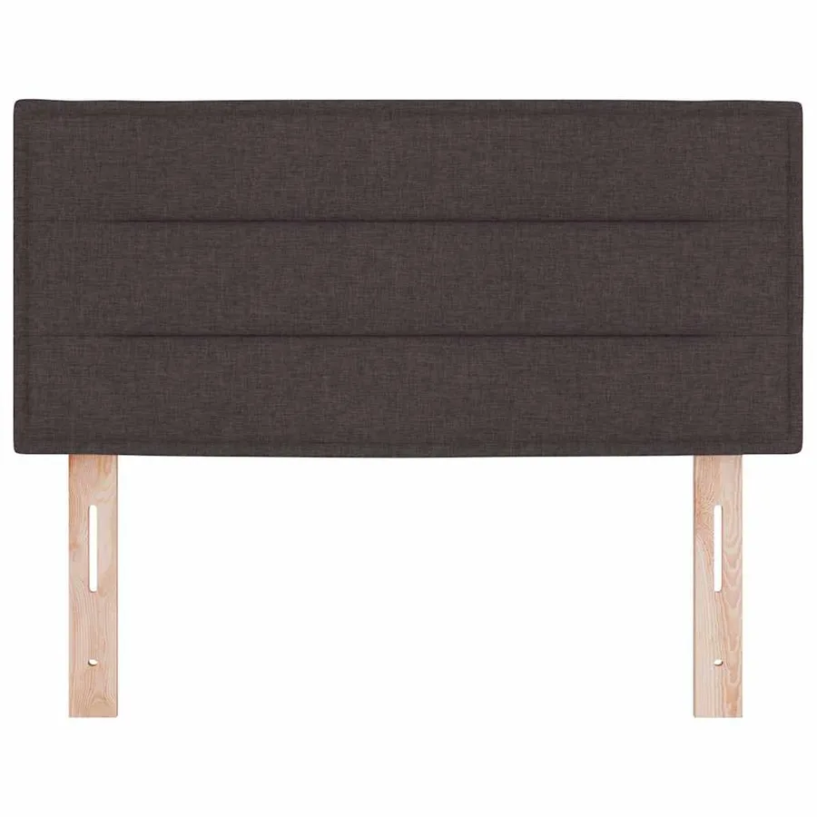 Tête de lit Marron foncé 90 cm tissu - 4