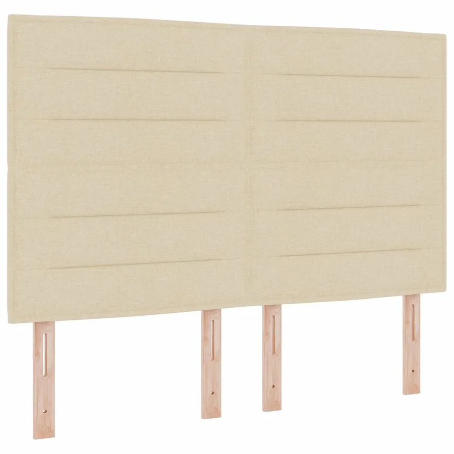 Tête de lit Crème 144 cm tissu - 2