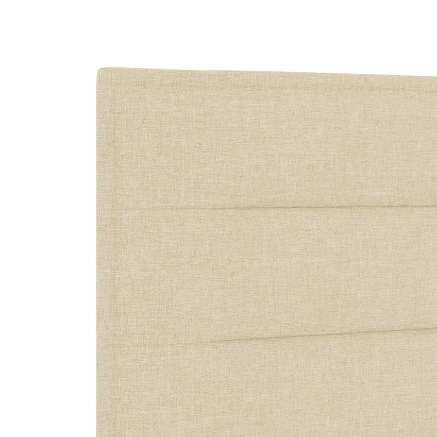 Tête de lit Crème 144 cm tissu - 7