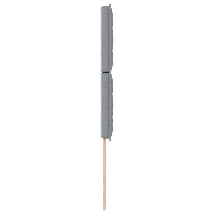 Tête de lit Gris clair 80 cm tissu - 5