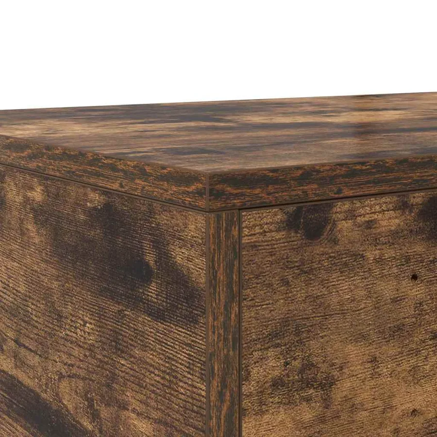 Tiroirs de lit avec tiroir Chêne fumé 150 x 36,5 x 16,5 cm - 10
