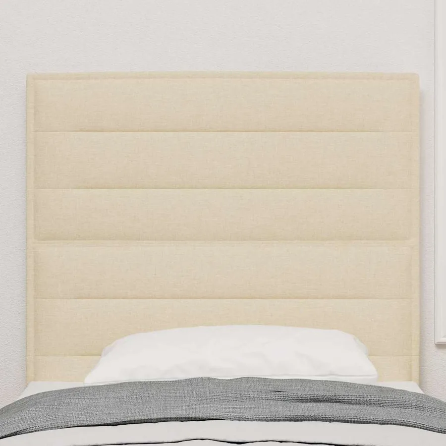 Tête de lit Crème 100 cm tissu - 3