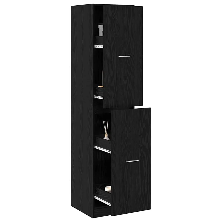 Cabinet de Pharmacie Chêne noir 40 x 41 x 174.5 cm - 3