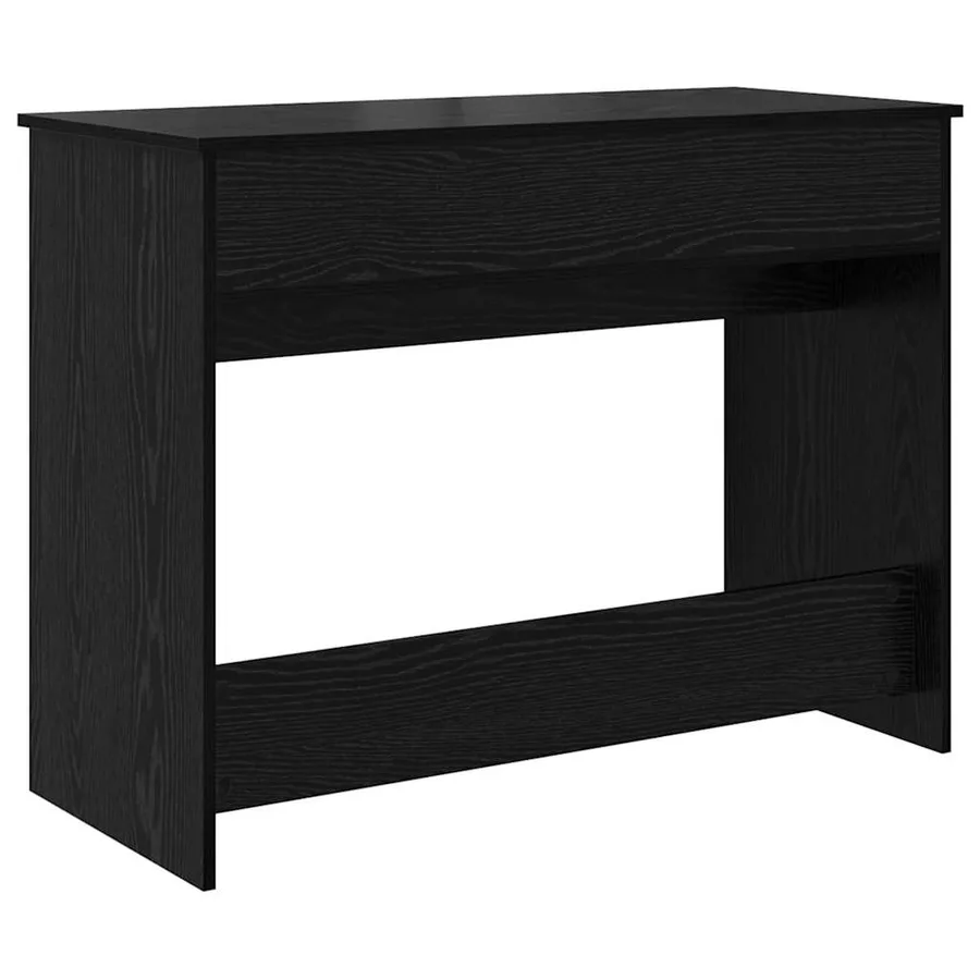 Table de cosmétiques avec tiroir Chêne noir 100 x 45 x 76 cm - 9