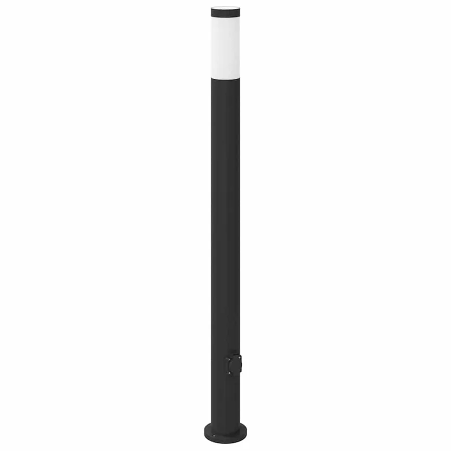 Borne lumineuse avec sortie 110 cm en acier inoxydable IP44 - 2