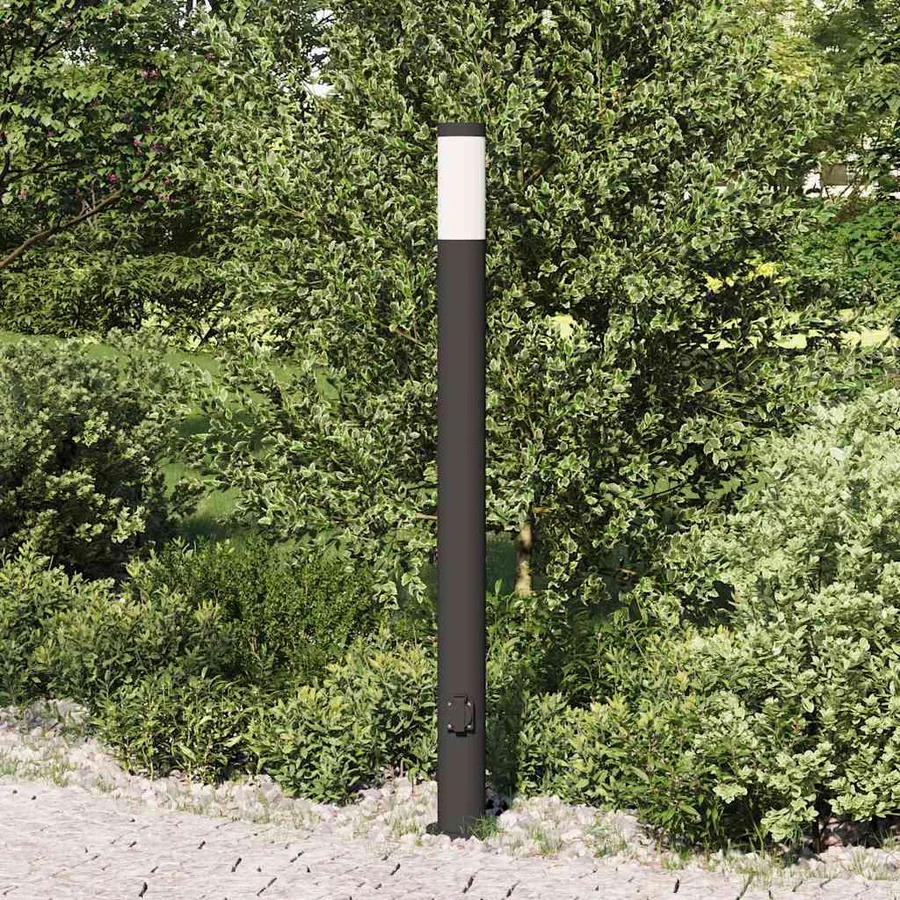Borne lumineuse avec sortie 110 cm en acier inoxydable IP44 - 3