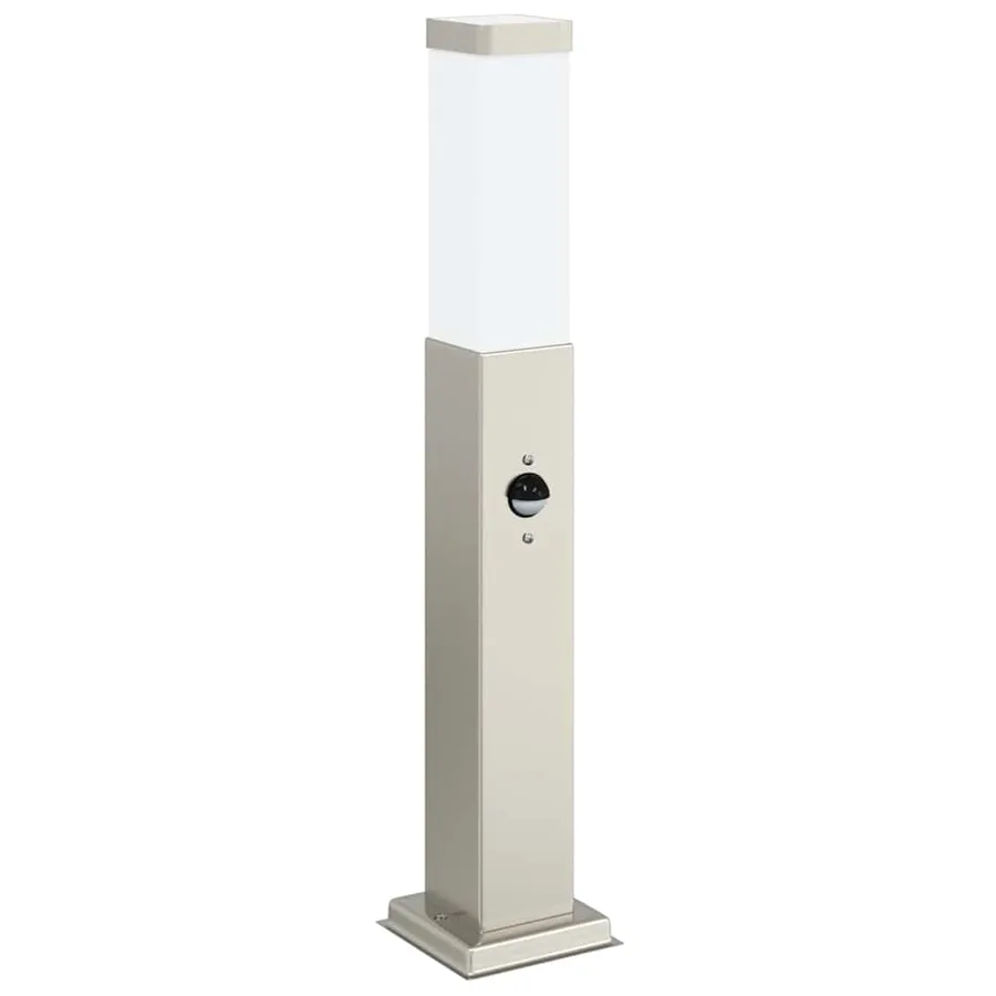 Borne lumineuse avec détecteur 50 cm en acier inoxydable IP44 - 2